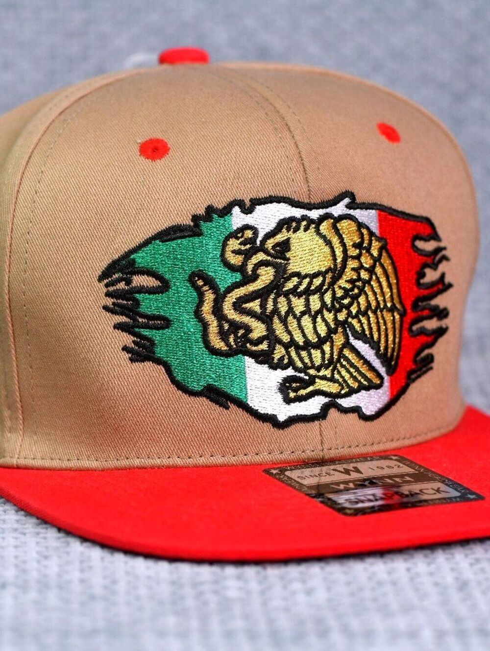 New! Wynn Snapback Mexico Embroidered Cap | One-Size